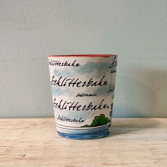 Schlitterbahn Shot Glass | Souvenir Collectible Barware Amusement Park - Picture 3 of 3